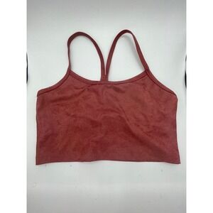 Offline By Aerie Tank Sports Bra Size L Pink Rose Racer Back Stretch